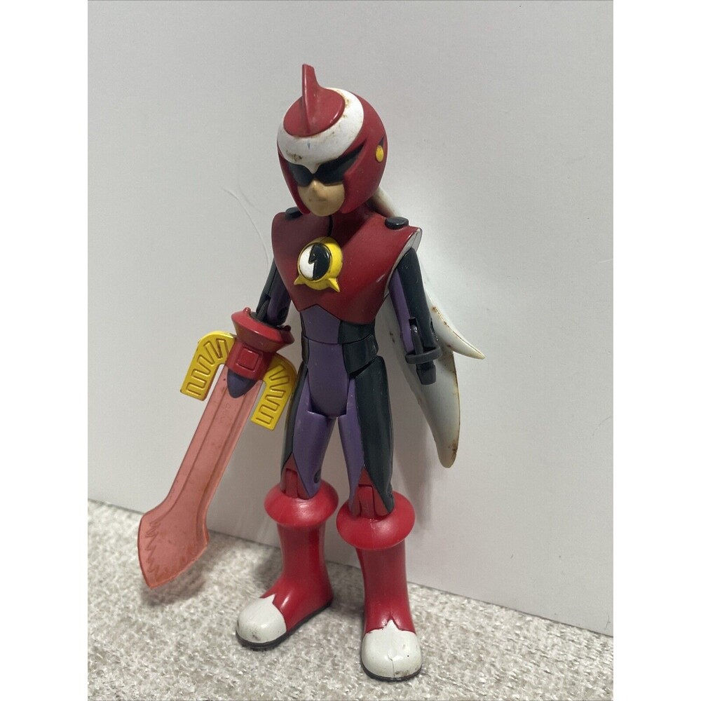 MegaMan NT Warrior 10 Inch Action Figure 2004 ProtoMan Missing Arm - Picture 3 of 9